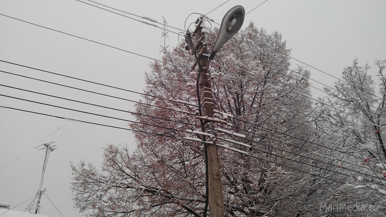 В Оршанском районе произошло аварийное отключение электроэнергии .