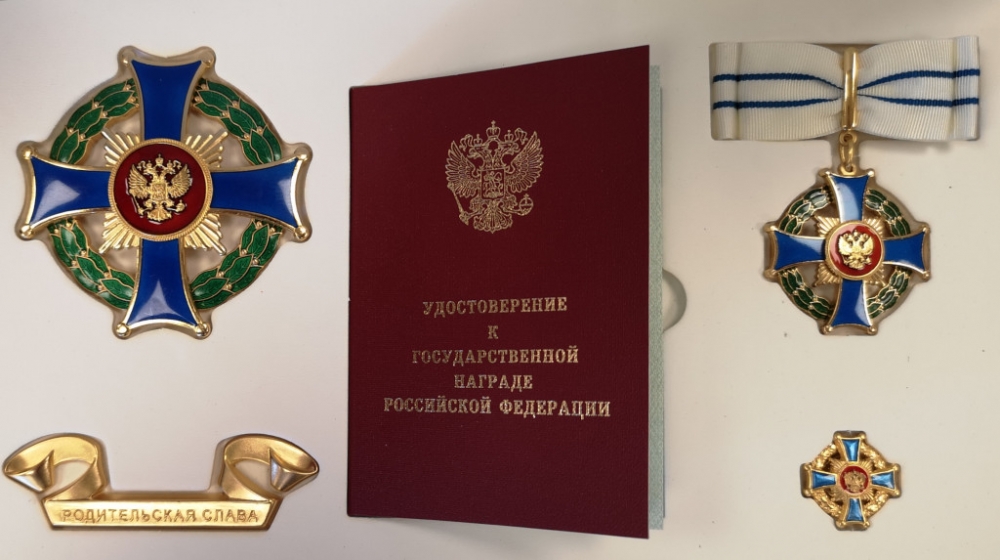 Многодетные семьи, медаль родительская слава