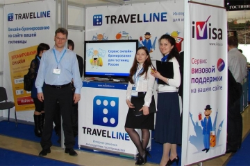 Стенд TravelLine на туристической выставке MITT 2012