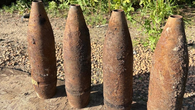 Житель Йошкар-Олы в гараже обнаружил четыре артиллерийских снаряда