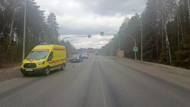 Появилось видео ДТП в Медведевском районе с участием 19-летней автоледи