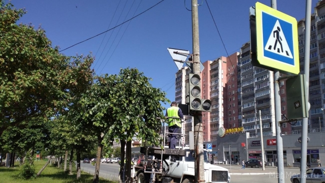 На одном из перекрёстков Йошкар-Олы отключён светофор