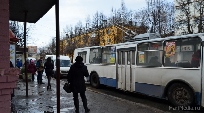 В Йошкар-Оле временно поменялась схема движения троллейбусов № 1 и № м12