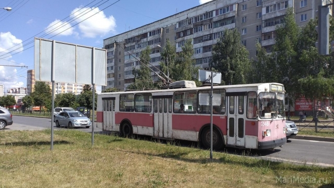 В субботу изменится схема движения троллейбусов