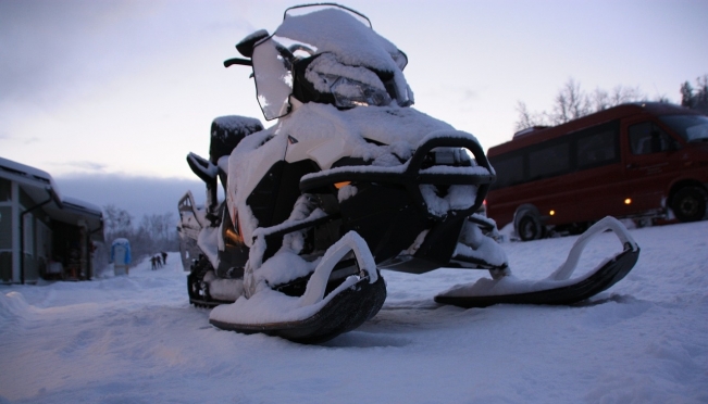 У жителя Медведевского района украли снегоход