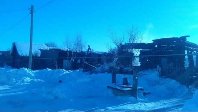 В Новоторъяльском районе на месте пожара было обнаружено тело мужчины 18+