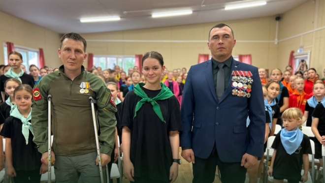 Участник проекта «Герои Марий Эл. Талешке-влак» провёл «Урок мужества» на Шапе