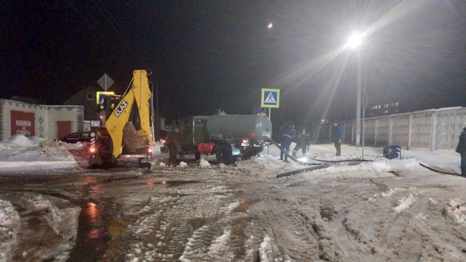Водоснабжение в Козьмодемьянске после аварии возобновили только в 4:00 утра