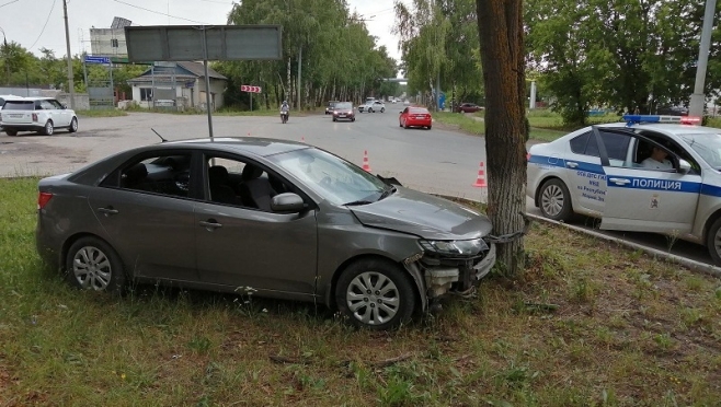 В Йошкар-Оле при столкновении машины с деревом пострадала 4-хлетняя девочка