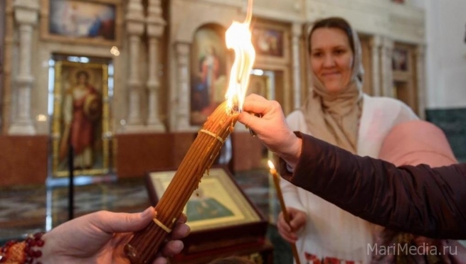 В день Светлого Христова Воскресения в Йошкар-Олу должны доставить благодатный огонь