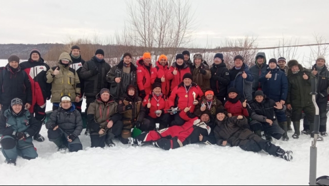 На Волге  прошли соревнования по ловле рыбы на блесну