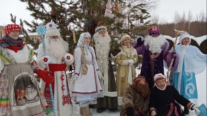 Йушто Кугыза принял участие в фестивале национальных Дедов Морозов в Чувашии
