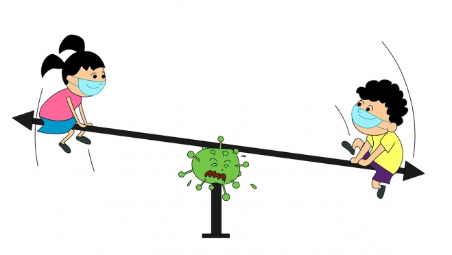 Детям до 5 лет не рекомендуется носить маску