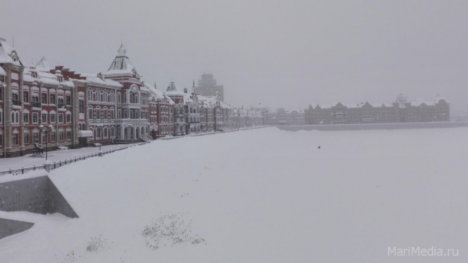 В выходные в Марий Эл синоптики обещают сильный снегопад