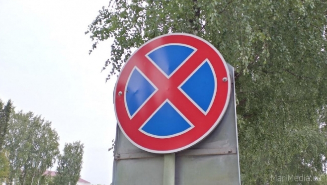 На улице Пушкина в Йошкар-Оле временно закрыта парковка