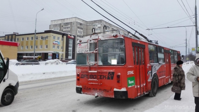 В Йошкар-Оле троллейбусы № м12 и № м5 временно ходят по другим маршрутам