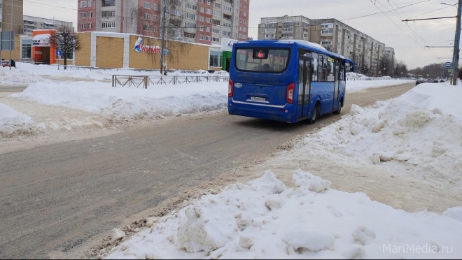 В Йошкар-Оле из-за аварии на водопроводе меняется схема движения автобуса № 21с