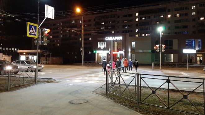 В Йошкар-Оле до конца года осветят около четверти всех пешеходных переходов