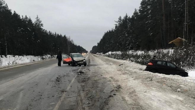 При столкновении машин в Марий Эл пострадала 45-летняя женщина