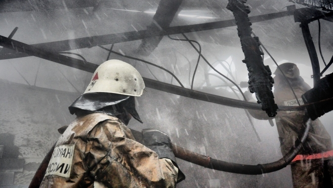 Ночью в Звенигово произошёл пожар в жилом доме