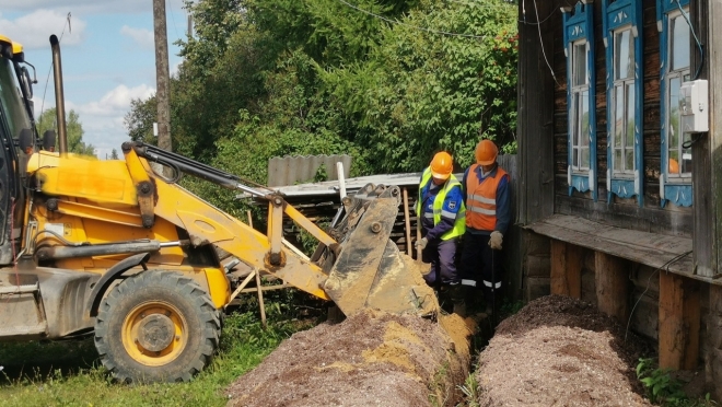 В двух населенных пунктах Звениговского района  строятся газопроводы