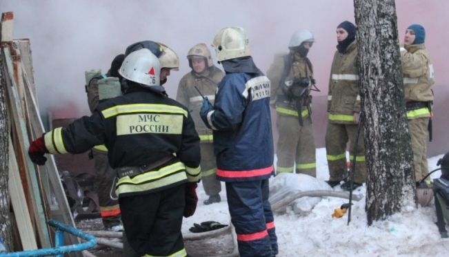 В Волжском районе из-за электрического обогревателя дотла сгорел дом