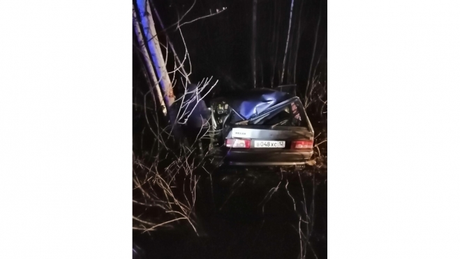 Ночью в Моркинском районе пьяный водитель на «ВАЗ-2114» вылетел в кювет