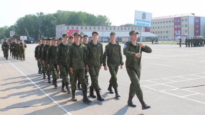 Школьники Марий Эл отправились в оборонно-спортивный лагерь «Гвардеец – 1»