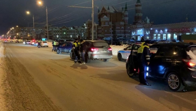 В новогодние праздники на дорогах Марий Эл задержали 20 нетрезвых водителей