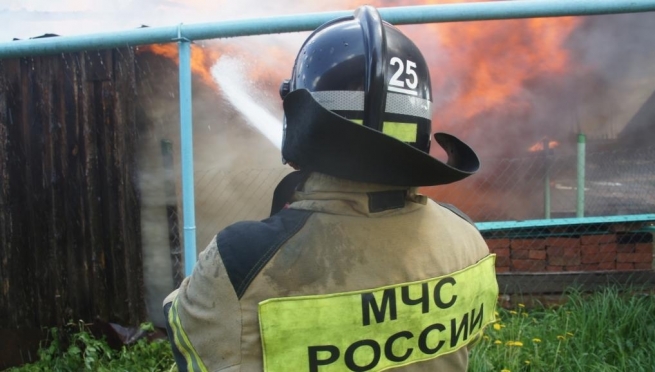 На пожаре в Моркинском районе травмирован мужчина