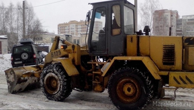 В Йошкар-Оле за ночь на снежную свалку вывезено 464 кубометра снега