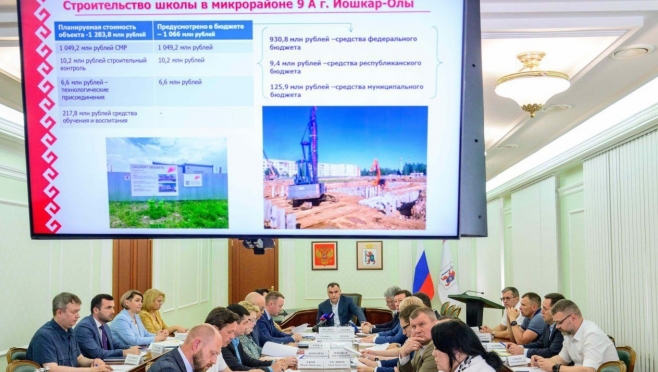 В Марий Эл по нацпроектам строятся и ремонтируются важные социальные объекты