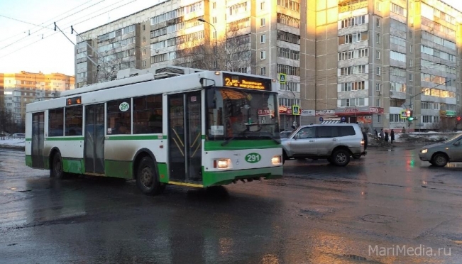 В Йошкар-Оле временно меняется схема движения троллейбусов №№ 1, 2, 5, 6, 8