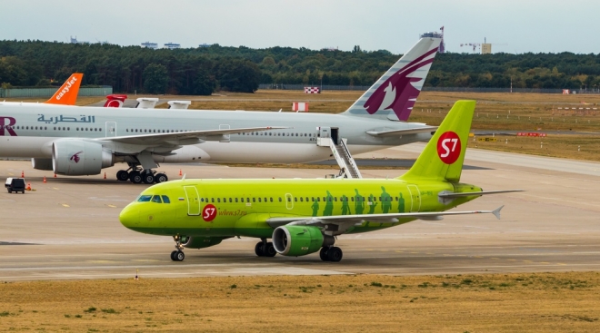 Авиакомпания S7 Airlines отменила все международные рейсы