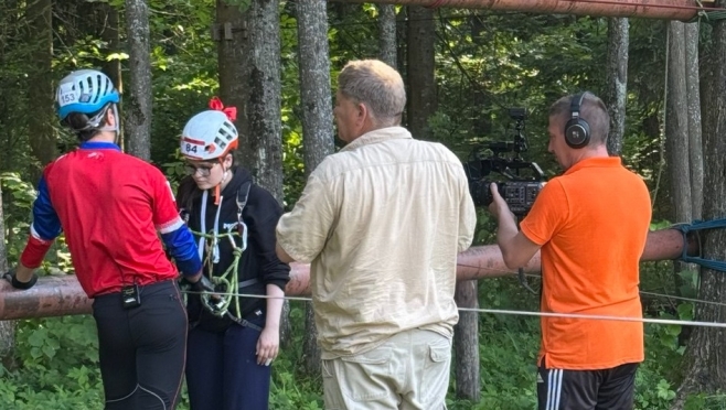 В Марий Эл для съёмочной группы «Матч ТВ» устроили МК по спортивному туризму