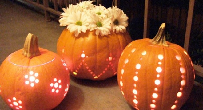 Фигурное вырезание тыквы