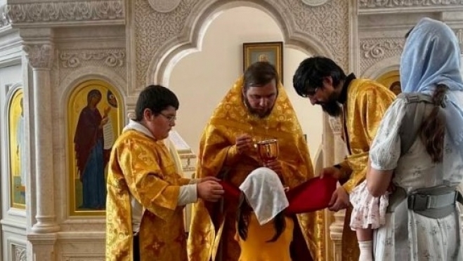 Через месяц после освящения крестильный храм в Йошкар-Оле отметил престольный праздник