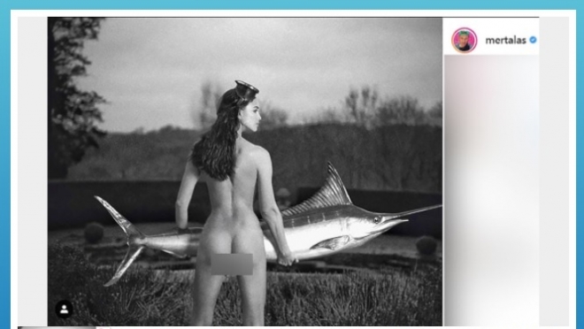 Рыба-меч в руках Ирины Шейк взорвала соцсети
