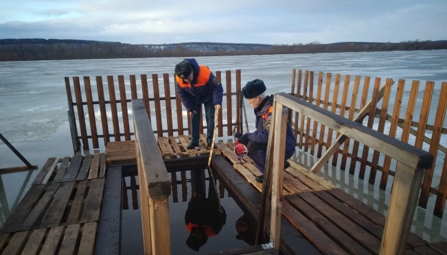 В Козьмодемьянске не будет вырублена крещенская купель