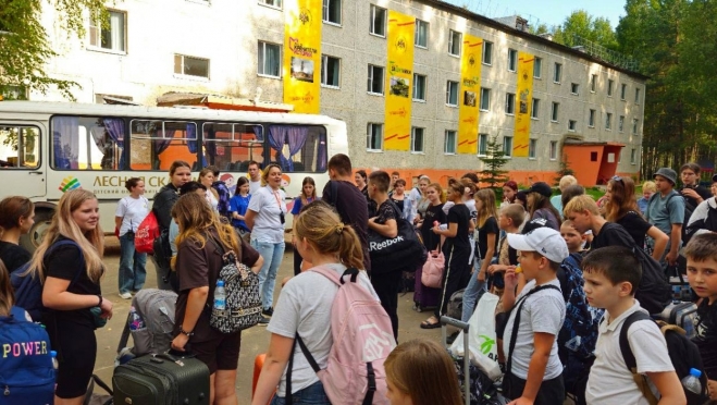 В «Лесной сказке» в Марий Эл началась смена для ребят из Куйбышевского района