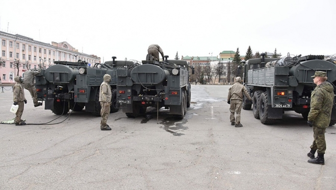 В Марий Эл дезинфицируют предприятия оборонно-промышленного комплекса