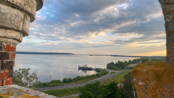 Через Волгу начала работать паромная переправа «Юрино — Сумки»