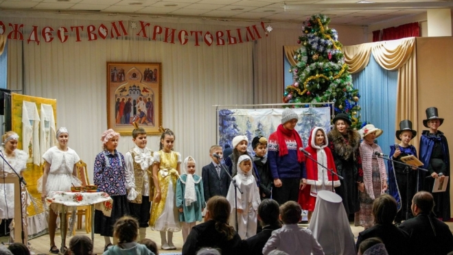 В Православном центре Йошкар-Олы прошёл Рождественский праздник воскресных школ