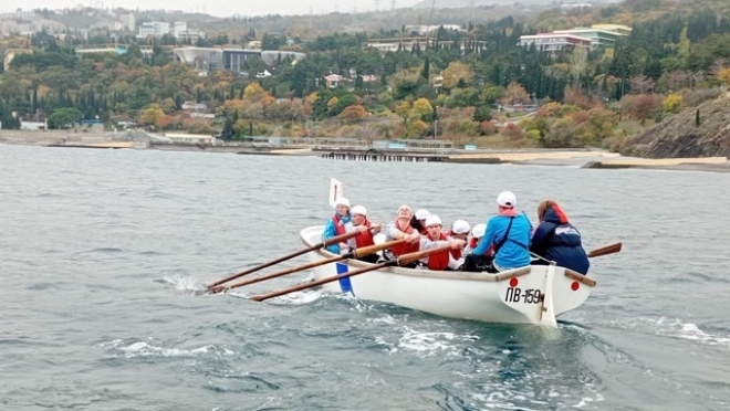 Юнги Марий Эл  одержали победу в шлюпочных гонках в «Артеке»