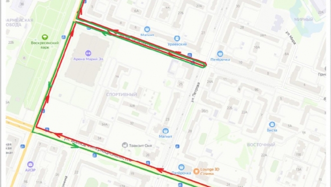 В Йошкар-Оле маршрутка № 16 снова поменяет схему движения