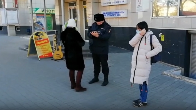 В Йошкар-Оле штрафуют «безмасочников» в общественном транспорте
