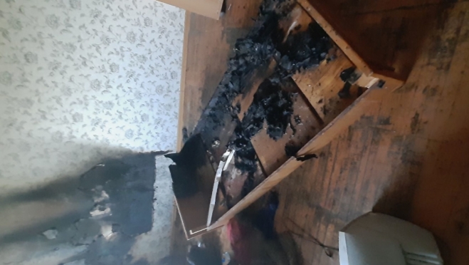 В Новоторъяльском районе сообщают о пострадавшем на пожаре