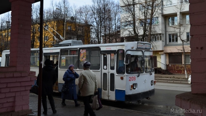 В Медведево временно будет ограничено движение троллейбуса № м8