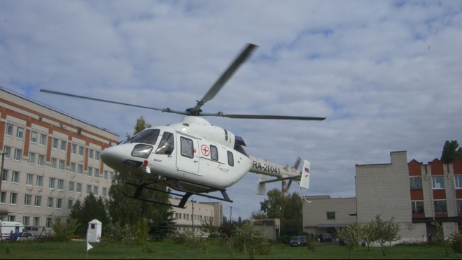 Вертолёт санавиации совершил первый рейс Козьмодемьянск – Йошкар-Ола