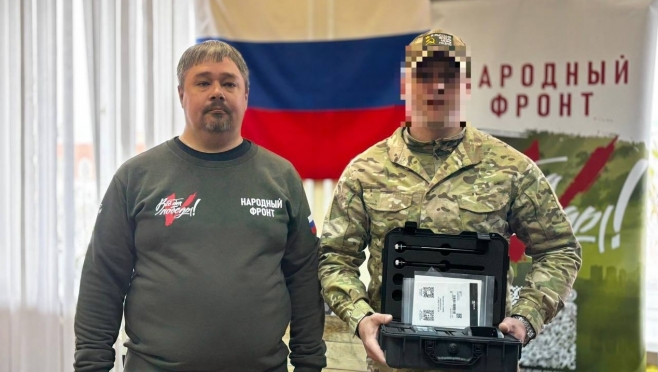 Снайперу из Марий Эл передали дрон-детектор «Булат-4»